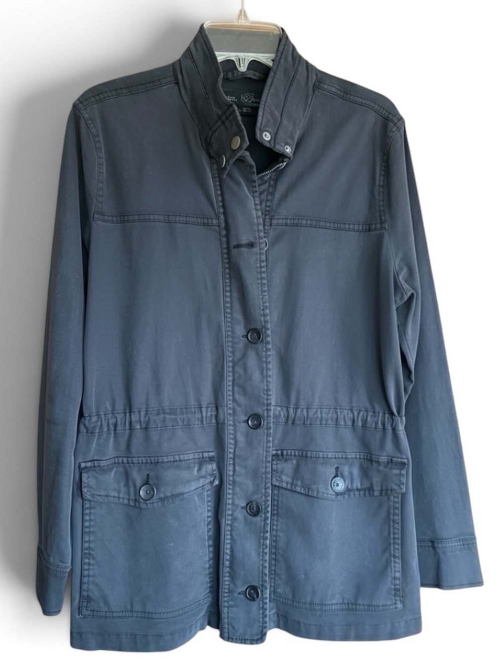 Lucky Brand Utility Jacket Charcoal Field Coat Size L